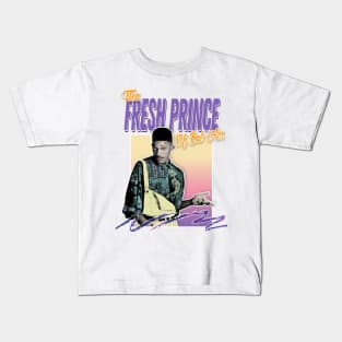 The Fresh Prince of Bel-Air - 90s Style Aesthetic Fanart Kids T-Shirt